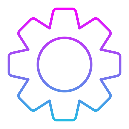 ustawienia Generic gradient outline ikona