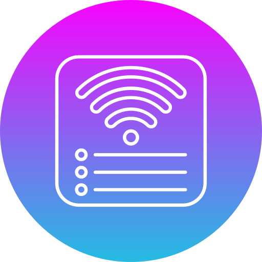 wi-fi接続 Generic gradient fill icon