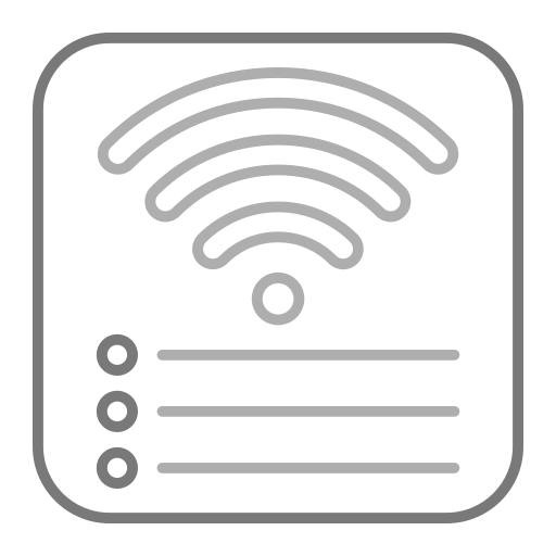 conexión wifi Generic color outline icono