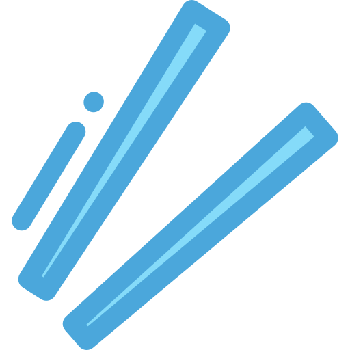 Chopsticks Generic Blue icon