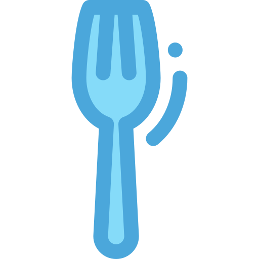 tenedor Generic Blue icono