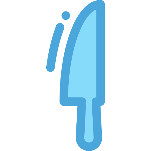 cuchillo Generic Blue icono