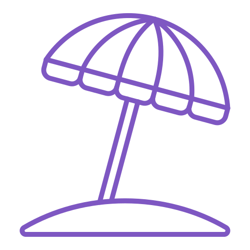 parasol Generic Simple Colors icoon