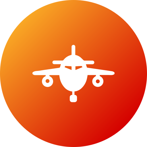 Airplane Generic Flat Gradient icon