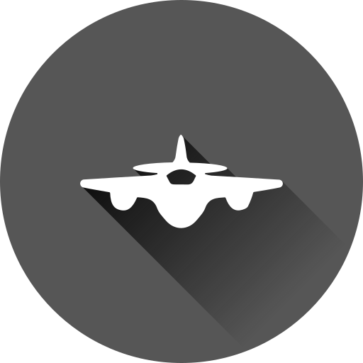 vliegtuig Generic Grey icoon
