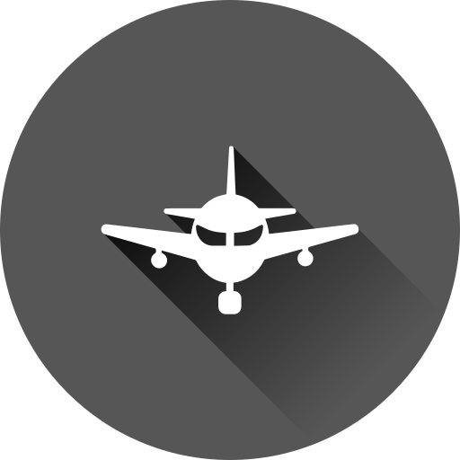 Airplane Generic Grey icon