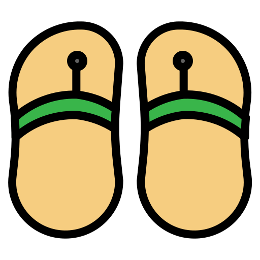 sandalia Generic Outline Color icono