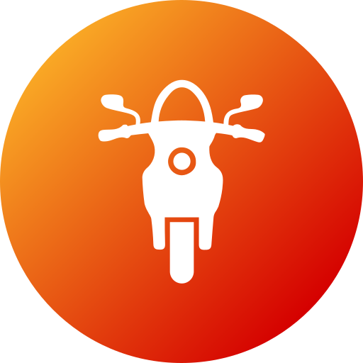 motocicleta Generic Flat Gradient icono