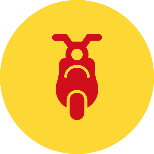 motorfiets Generic Flat icoon
