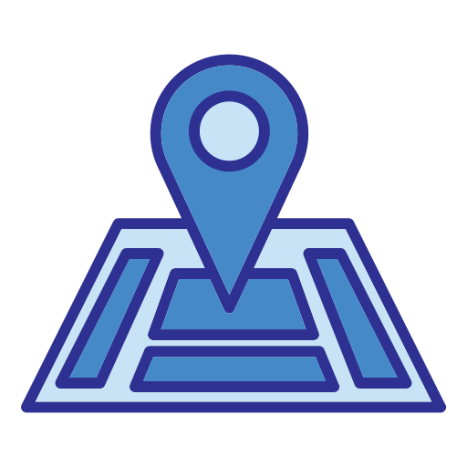 szpilka lokalizacji Generic Blue ikona