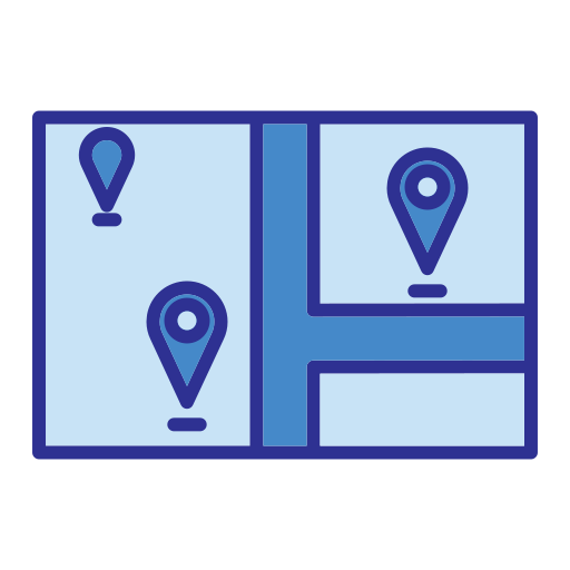 Location pin Generic Blue icon