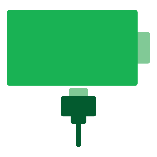 Зарядка аккумулятора Generic Flat иконка