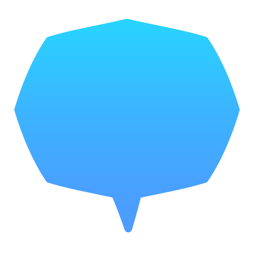 Speech bubble Generic Flat Gradient icon