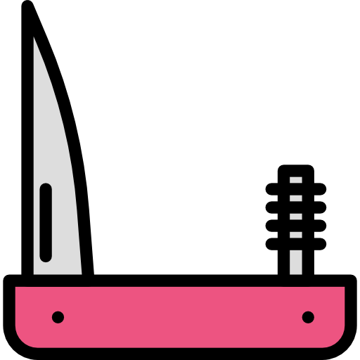 couteau de poche Darius Dan Lineal Color Icône