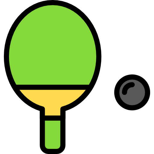 ping pong Darius Dan Lineal Color Icône