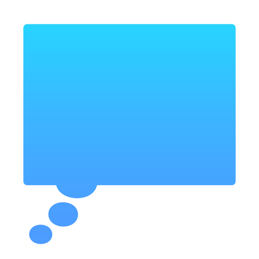 Speech bubble Generic Flat Gradient icon