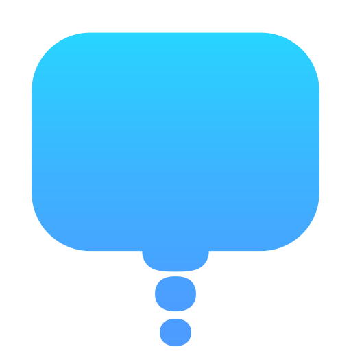 Speech bubble Generic Flat Gradient icon