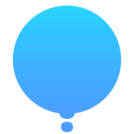 gedachte ballon Generic Flat Gradient icoon