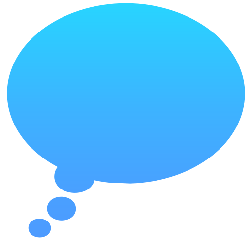 Thought bubble Generic Flat Gradient icon