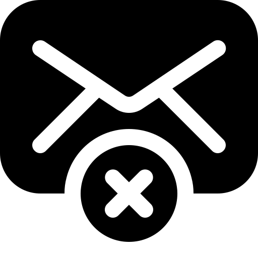 usuń wiadomość Generic Glyph ikona