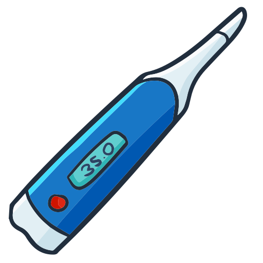 Thermometer Generic Hand Drawn Color icon