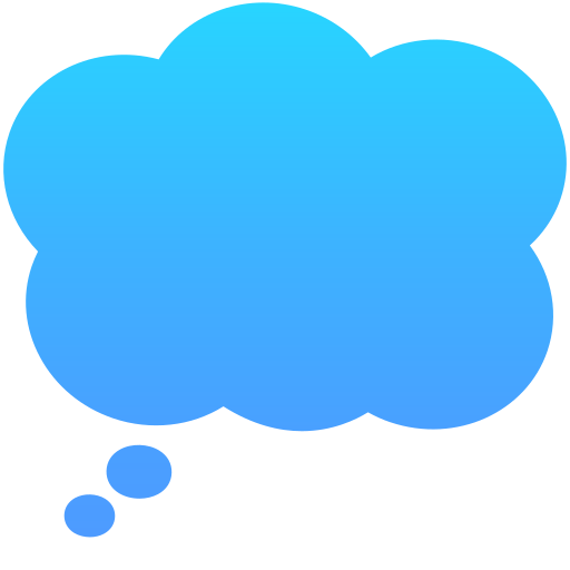 Thought bubble Generic Flat Gradient icon