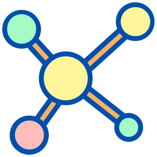 molecolare Generic Outline Color icona