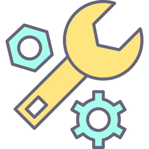 Wrench Generic Outline Color icon
