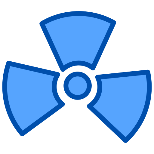 znak informujący o niebezpieczeństwie Generic Blue ikona