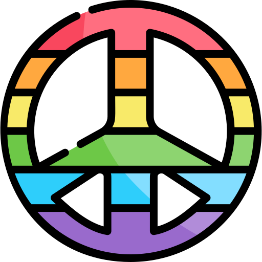 平和 Kawaii Lineal color icon