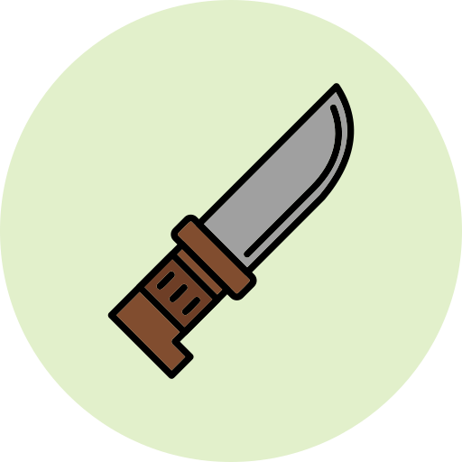 cuchillo Generic Outline Color icono