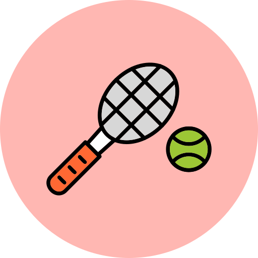 テニス Generic Outline Color icon