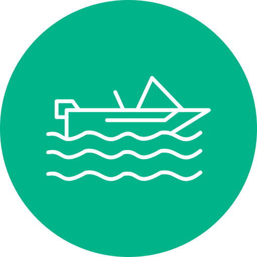 Моторная лодка Generic Flat иконка