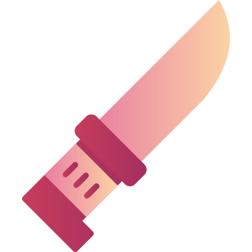 nóż Generic Flat Gradient ikona
