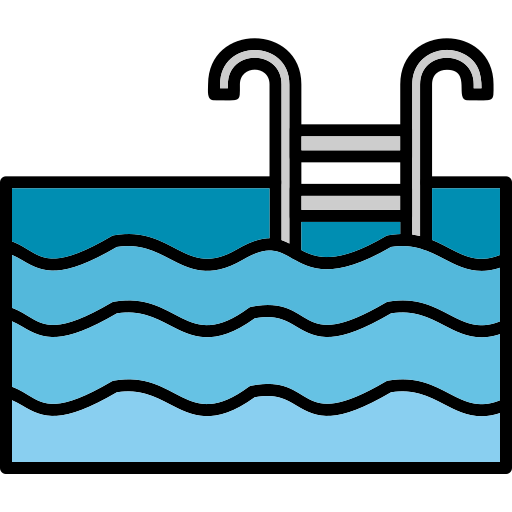 Бассейн Generic Outline Color иконка