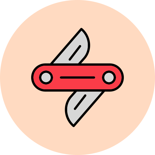 Swiss knife Generic Outline Color icon