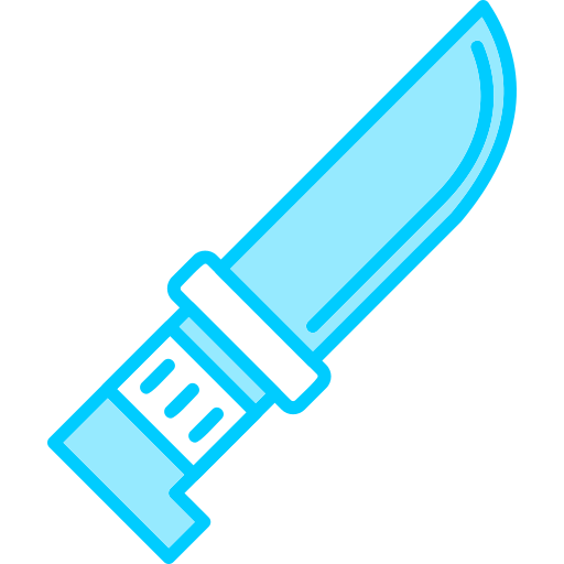Knife Generic Blue icon