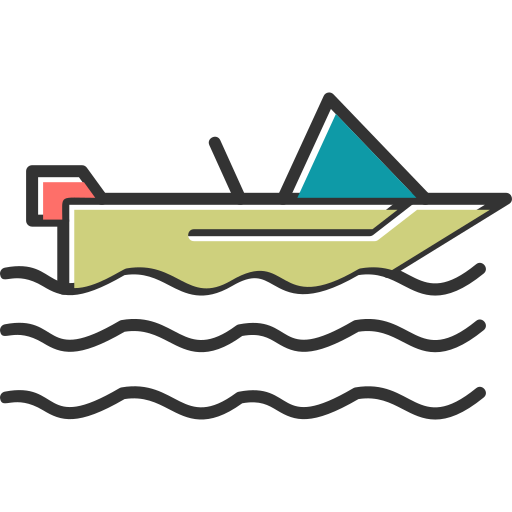 モーターボート Generic Color Omission icon