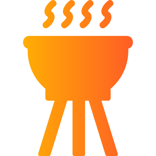 Barbecue Generic Flat Gradient icon