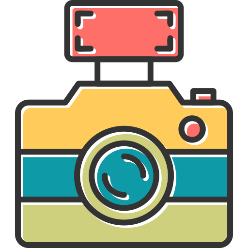 Photo camera Generic Color Omission icon