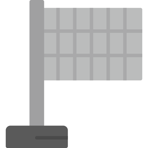 drapeau Generic Grey Icône
