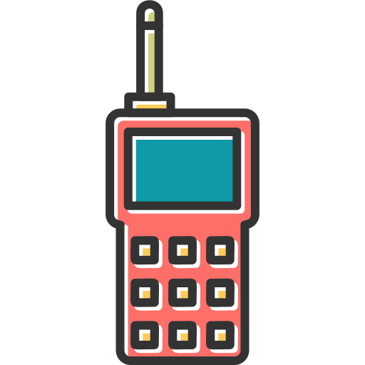 Walkie talkie Generic Color Omission icon