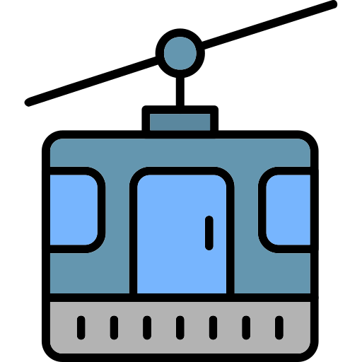 cabine do teleférico Generic Outline Color Ícone