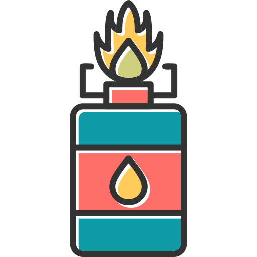 gaz kempingowy Generic Color Omission ikona