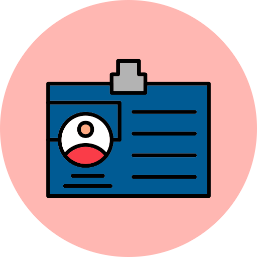 신분증 Generic Outline Color icon