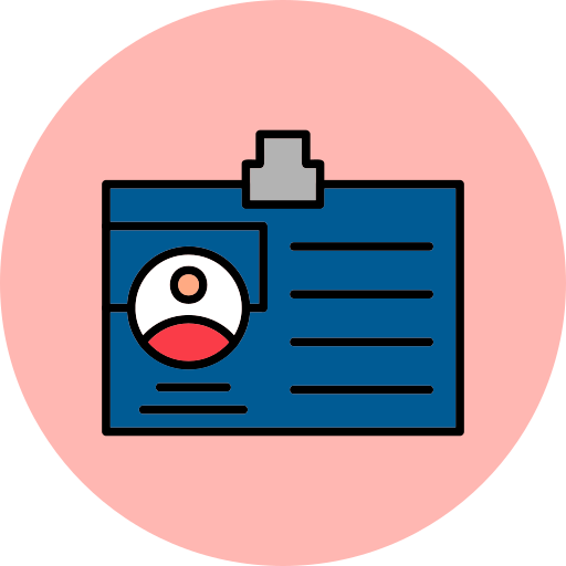 Id card Generic Outline Color icon