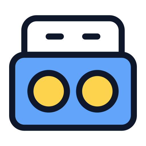 Boombox Generic Outline Color icon