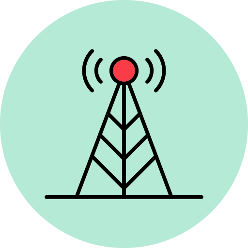 antenne Generic Outline Color icon