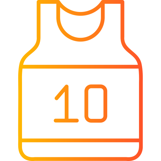 Basketball jersey Generic Gradient icon