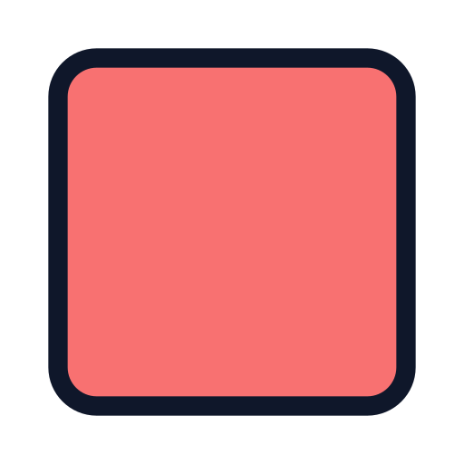kwadrat Generic Outline Color ikona
